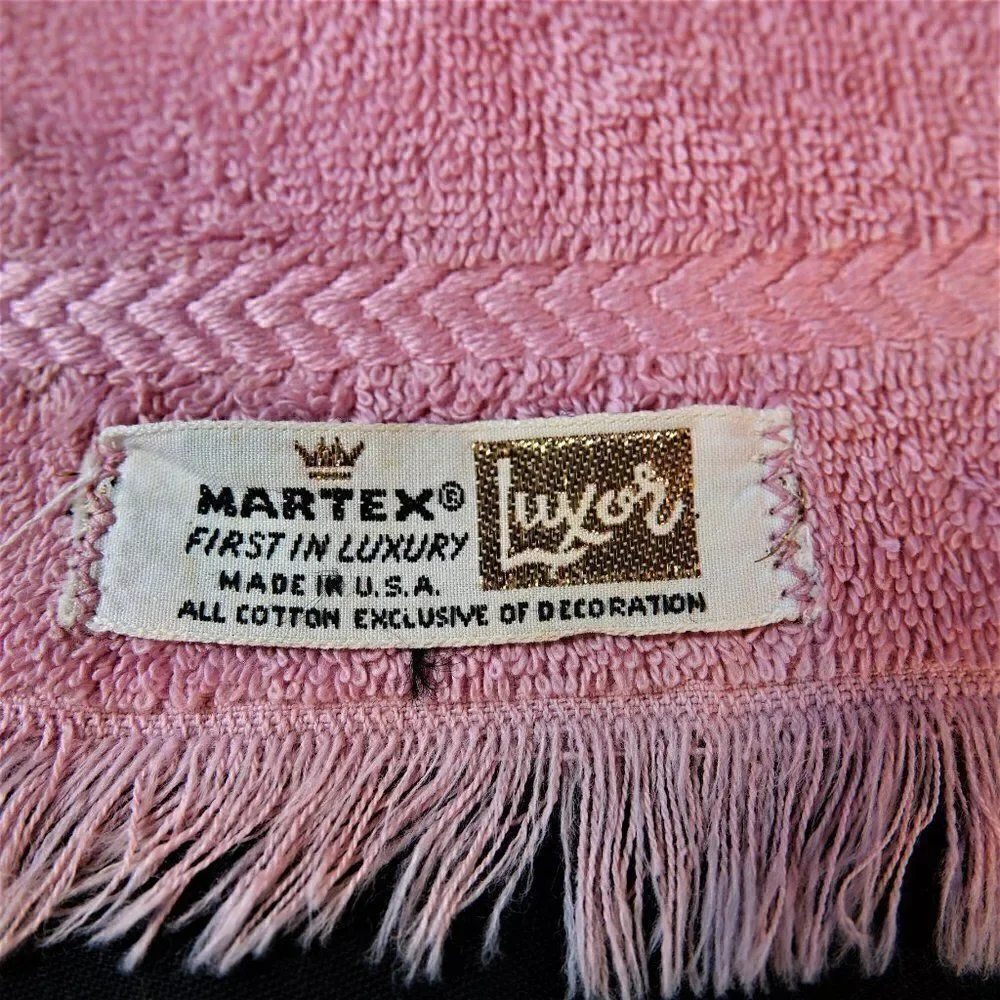 Vintage Martex Luxor Fingertip Hand Towel
